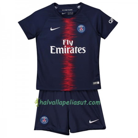 Jalkapallo Pelipaidat Paris Saint-Germain Lasten Kotipaita 2018-2019 Lyhythihainen